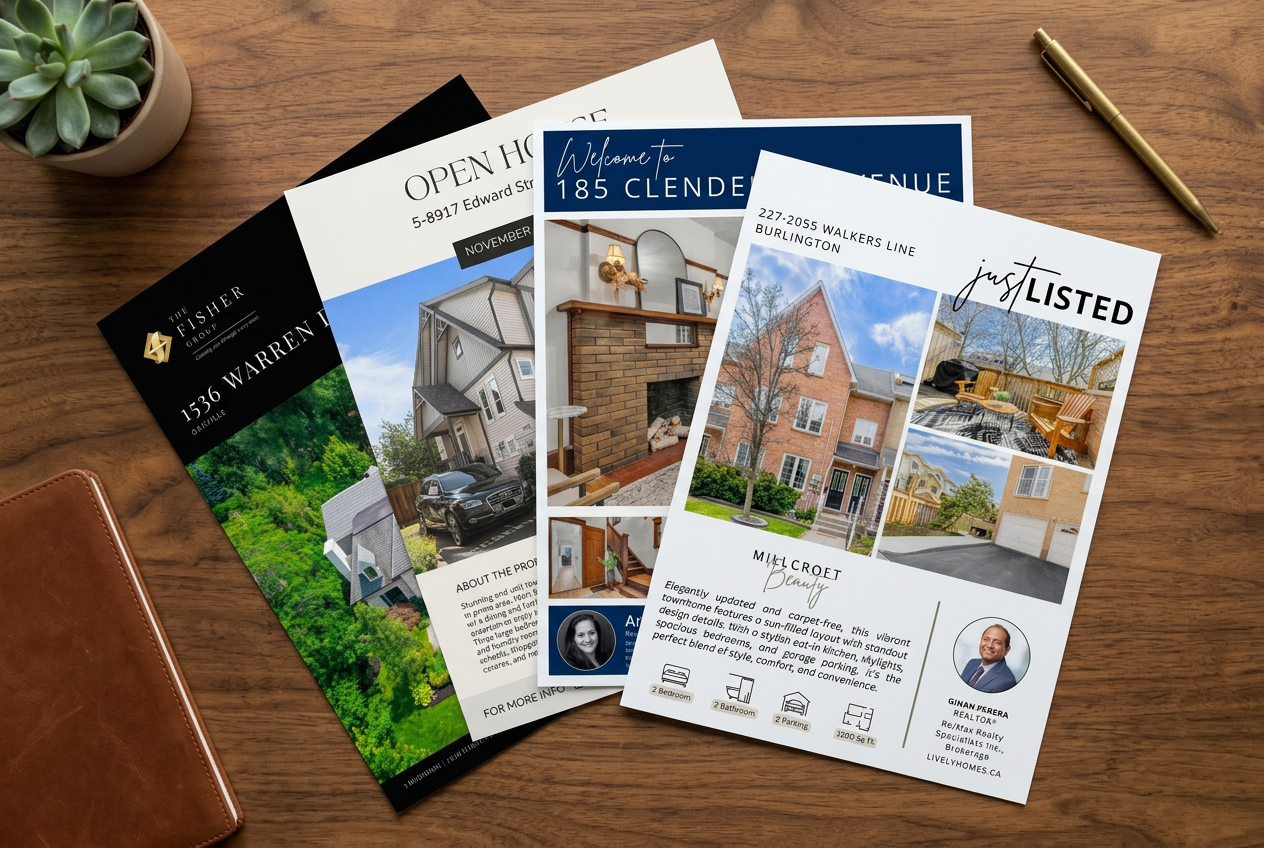 Realtor Feature Sheets — Listing Brochures